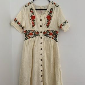 Roolee Ithaca embroidered dress